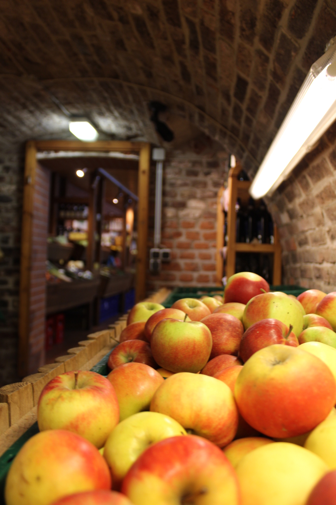 Bild aus dem Obstkeller.